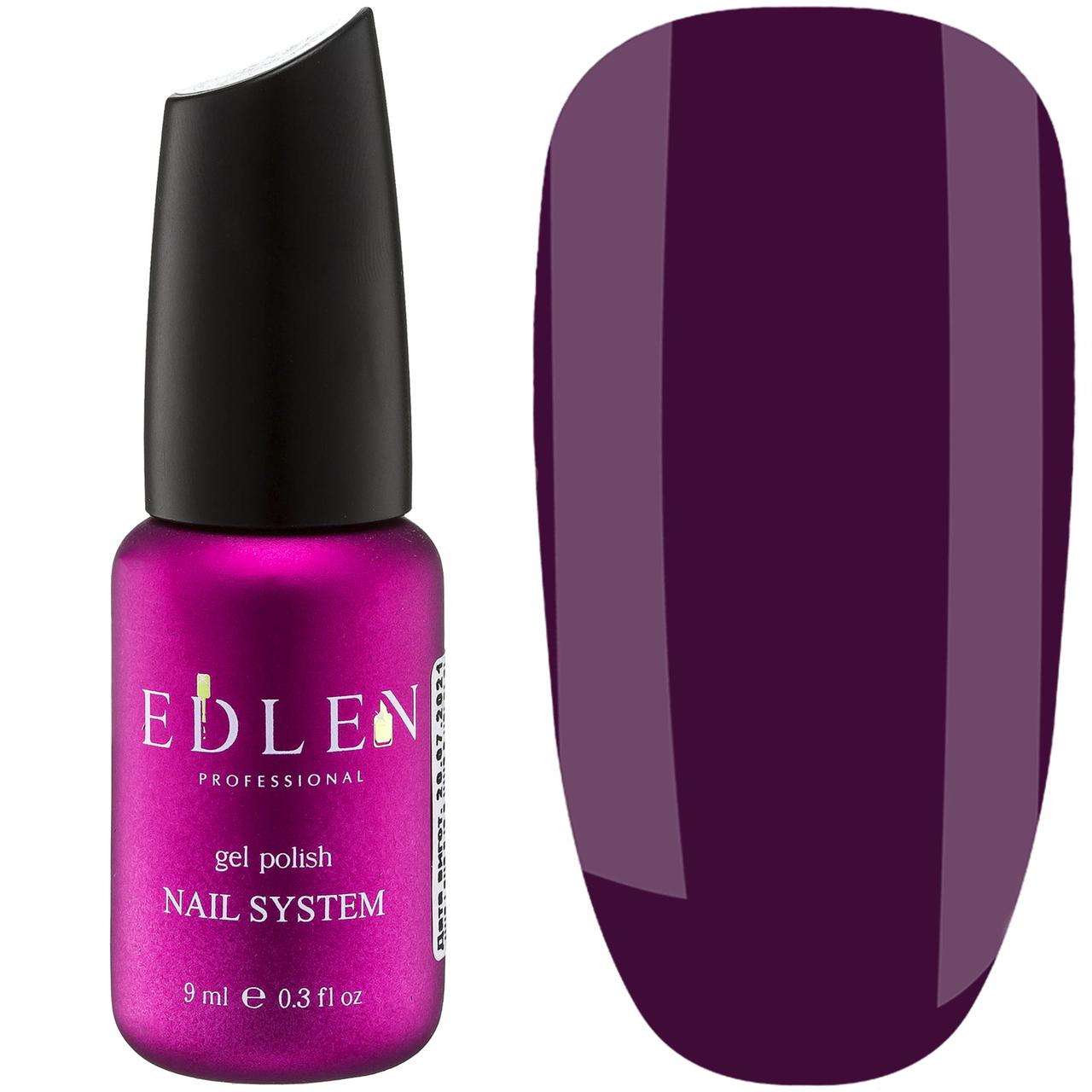 Гель-лак EDLEN Gel Polish Color №97, 9 мл темне бордо