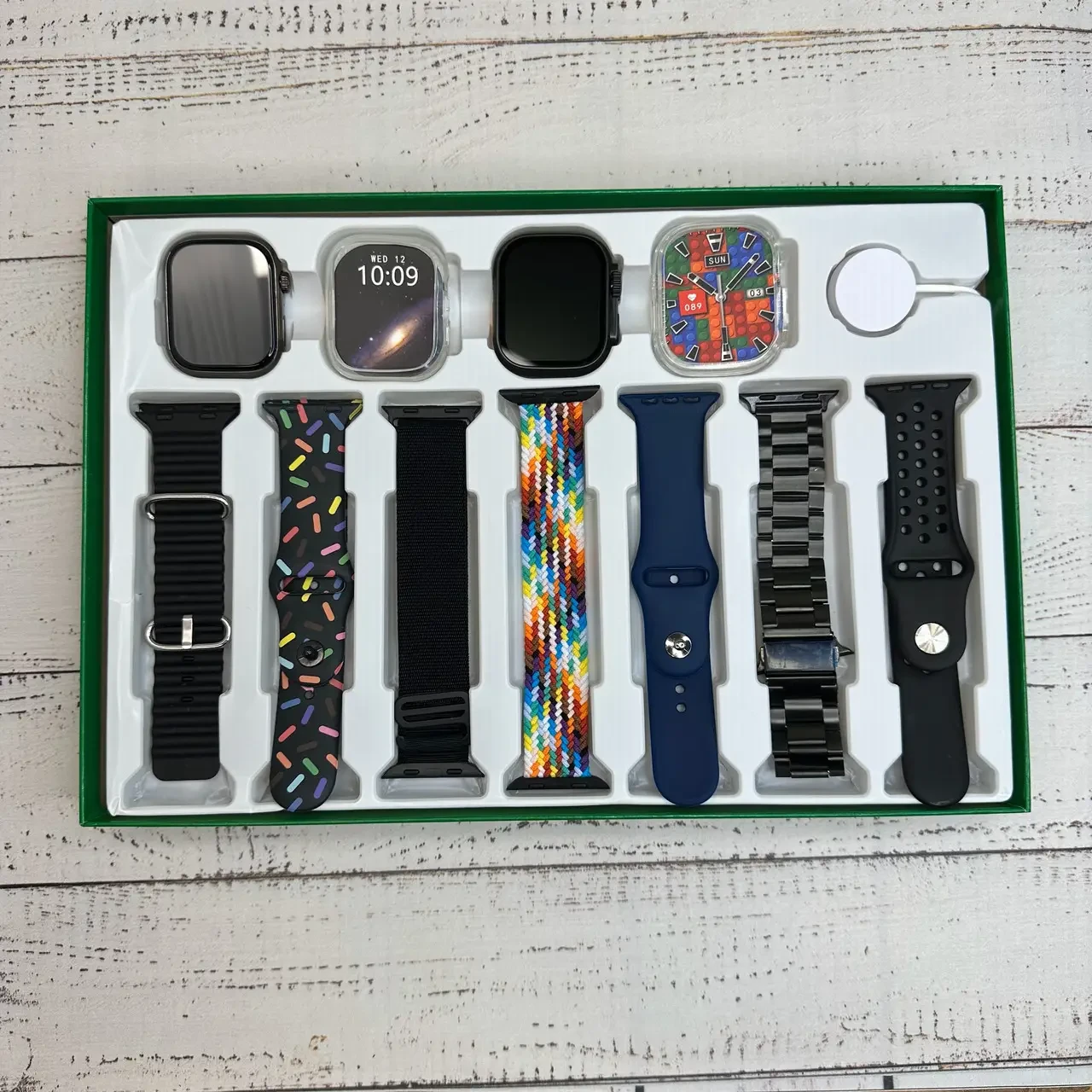 Комплект i50 Suit Max Smart Watch Ultra 2 + Smart Watch 9, Black, фото 1