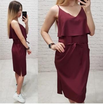 Сукня 163 марсала