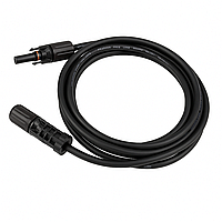 Кабель сполучний halogen free 1х4.0 мм DC1500V , MC4/DC, для сонячних панелей, 2м