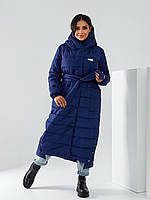 Пуховик арт. А-032 яскравий синій