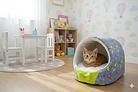 Будка для котів і собак Фантазія No2 525х375х375