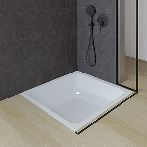 Душовий піддон Vivia Bali 80х80х25 см квадратний акриловий