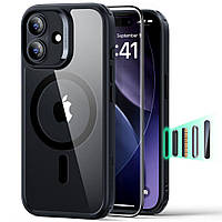 Чохол + скло ESR для iPhone 17 - Classic Hybrid MagSafe + Glass, Clear/ Black (288580)