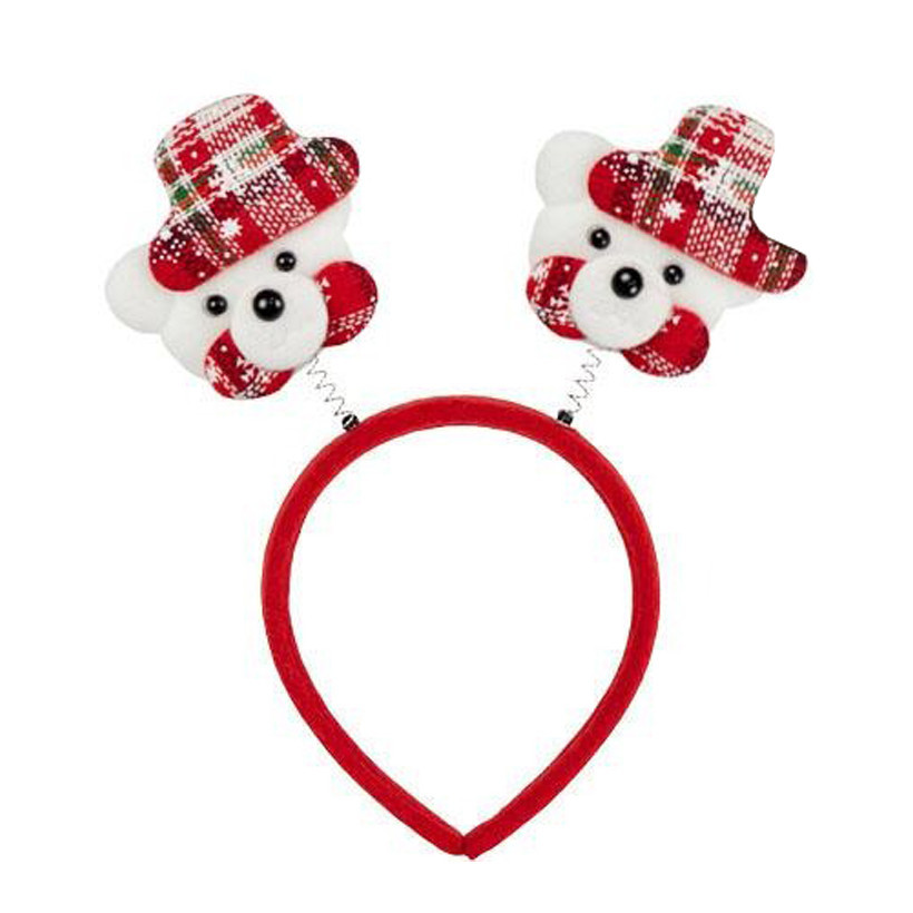 Обідок новорічний "Ведмідь" 2505-SP-4 розмір 22,5 см, фото 1