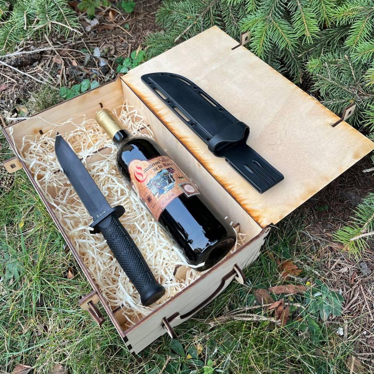 Подарунковий набір для чоловіка універсальний. Оригінальний подарунок для нього. Подарунок для мисливця, рибака, фото 1