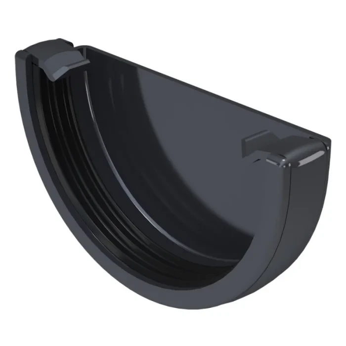 Заглушка жолоба універсальна Devorex Clssic 120 графітова