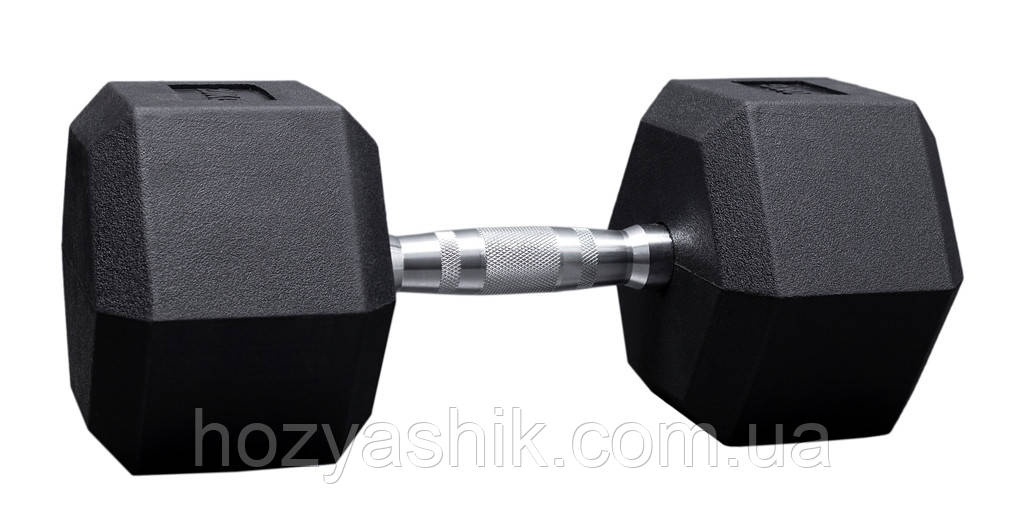 Гантель шестигранна (гексагональна) VNK PRO 15 кг (1 шт)