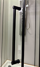 Душова кабіна Veronis KN-16-12 BLACK З ПІДДОНОМ, фото 3