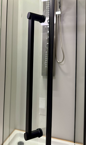 Душова кабіна Veronis KN-16-09 BLACK З ПІДДОНОМ, фото 2