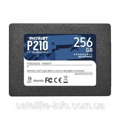 SSD Patriot P210 256GB 2.5" SATAIII, фото 1