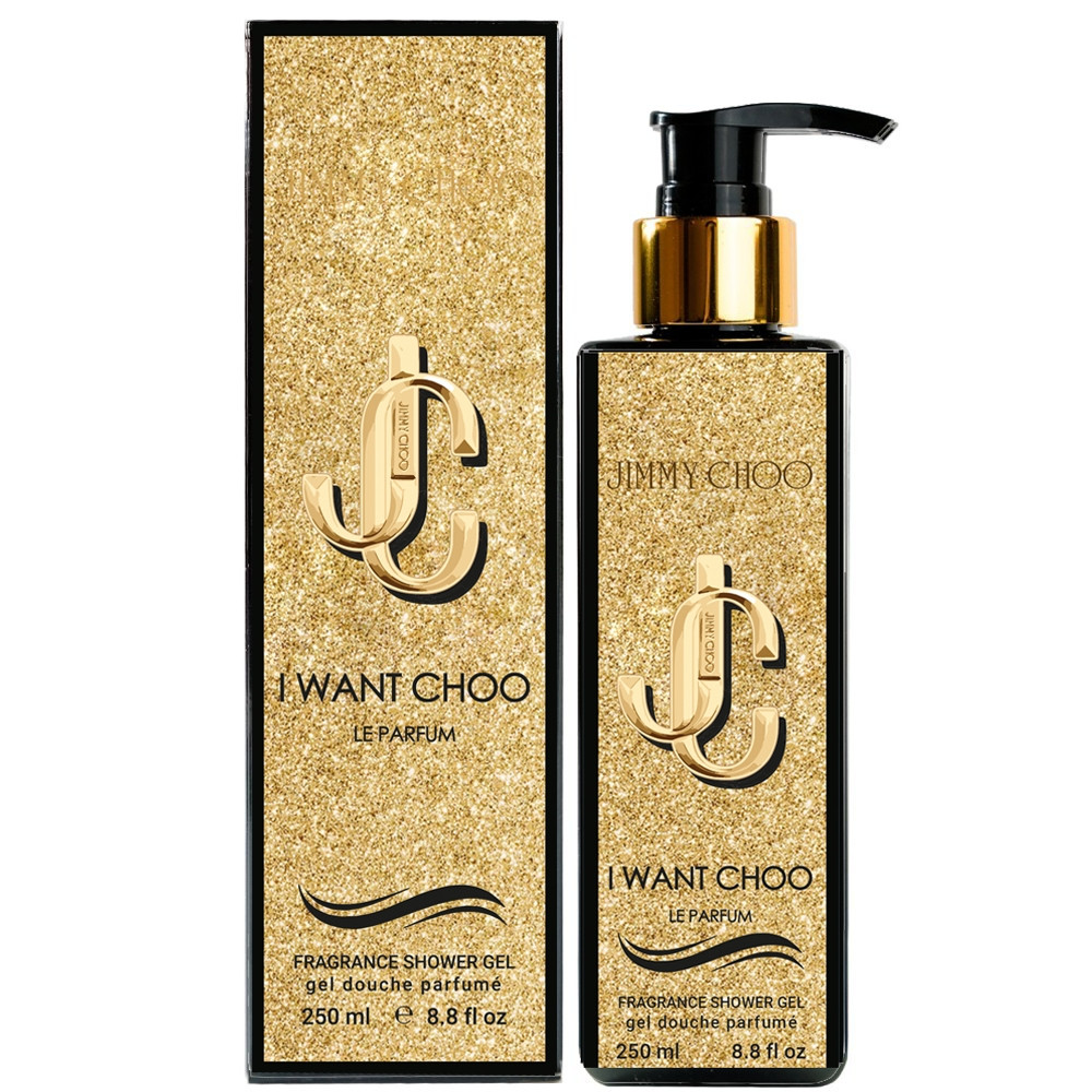 Парфумований гель для душу Jimmy Choo I Want Choo Exclusive EURO 250 мл, фото 1
