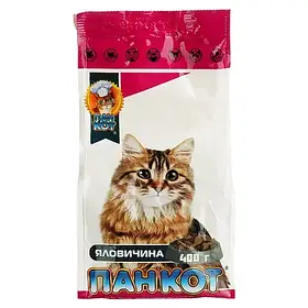 Сухий корм для котів Пан Кот Яловичина, 0,4 кг