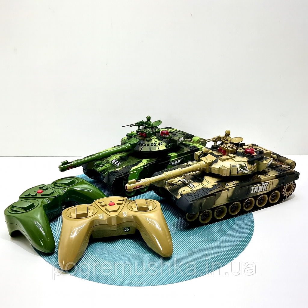 Набір ігровий танковий бій 9993-2PC радіокерований, акумуляторний, 2 танки зі світлом і звуком
