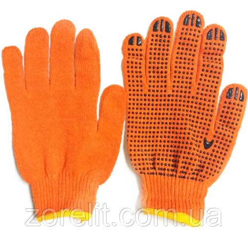 Рукавиця роб. ЗИМА оранжева (1/12/480), фото 1