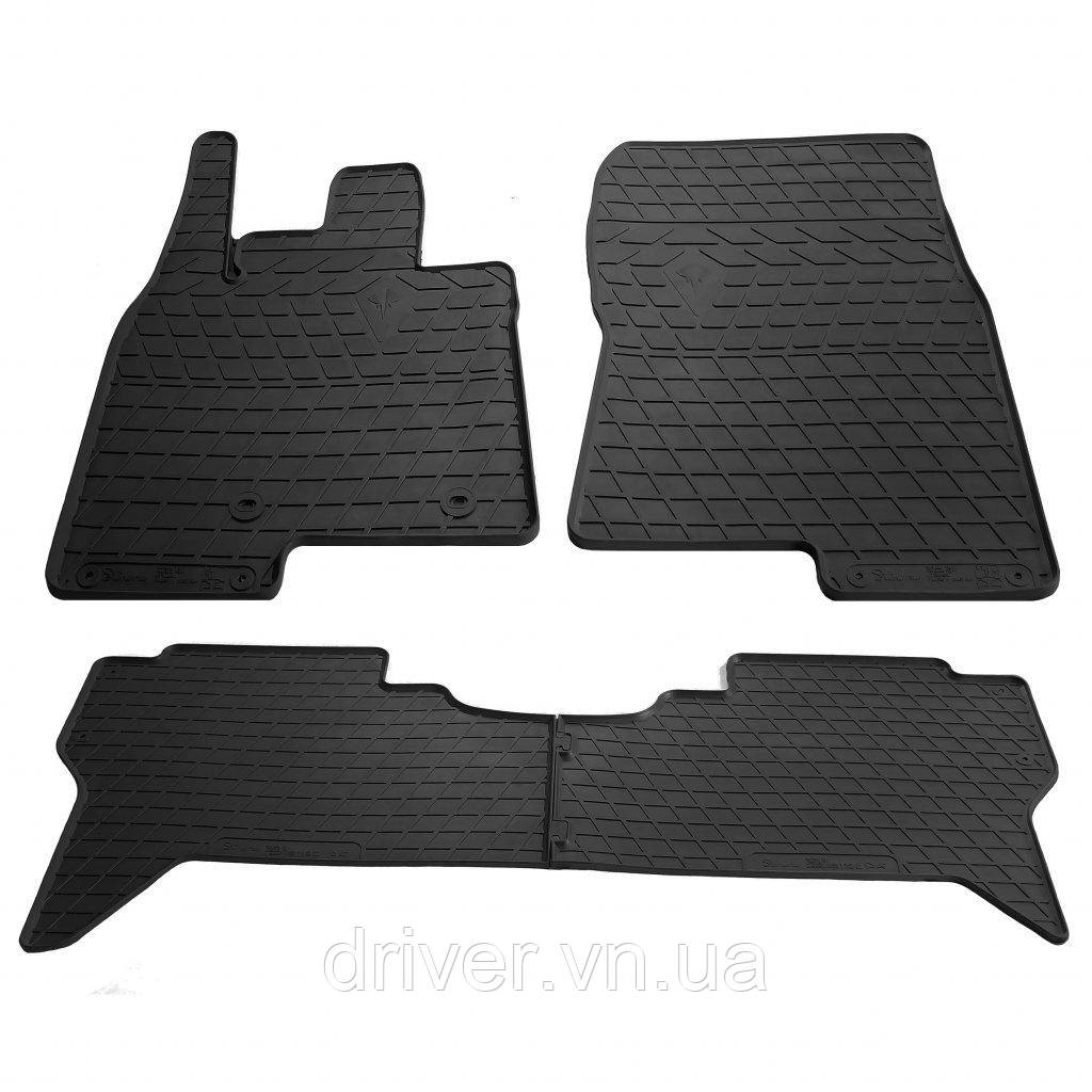 Резиновые коврики (4 шт, Stingray Premium) для Mitsubishi Pajero Wagon IV 2006-2021 гг, фото 1