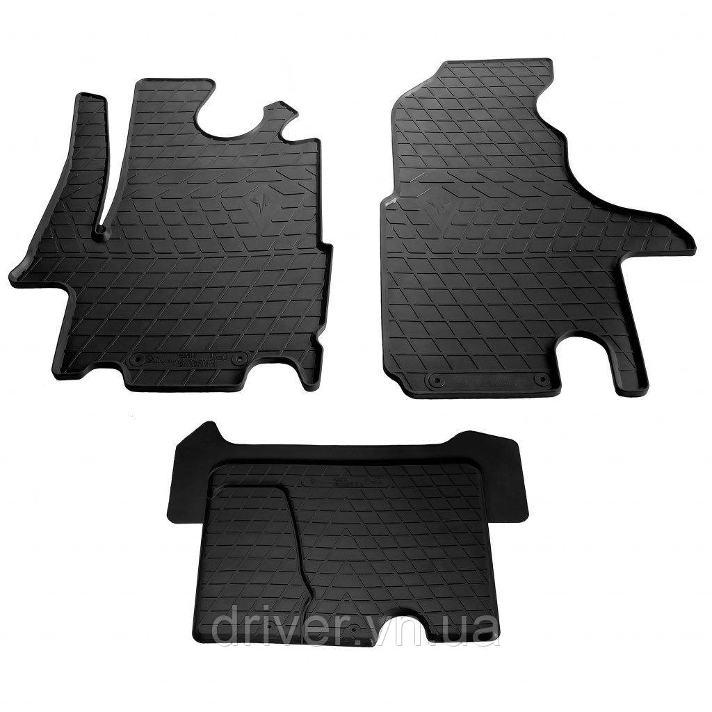 Резиновые коврики (3 шт, Stingray) Premium - резина без запаха для Nissan Interstar 2002-2010 гг, фото 1