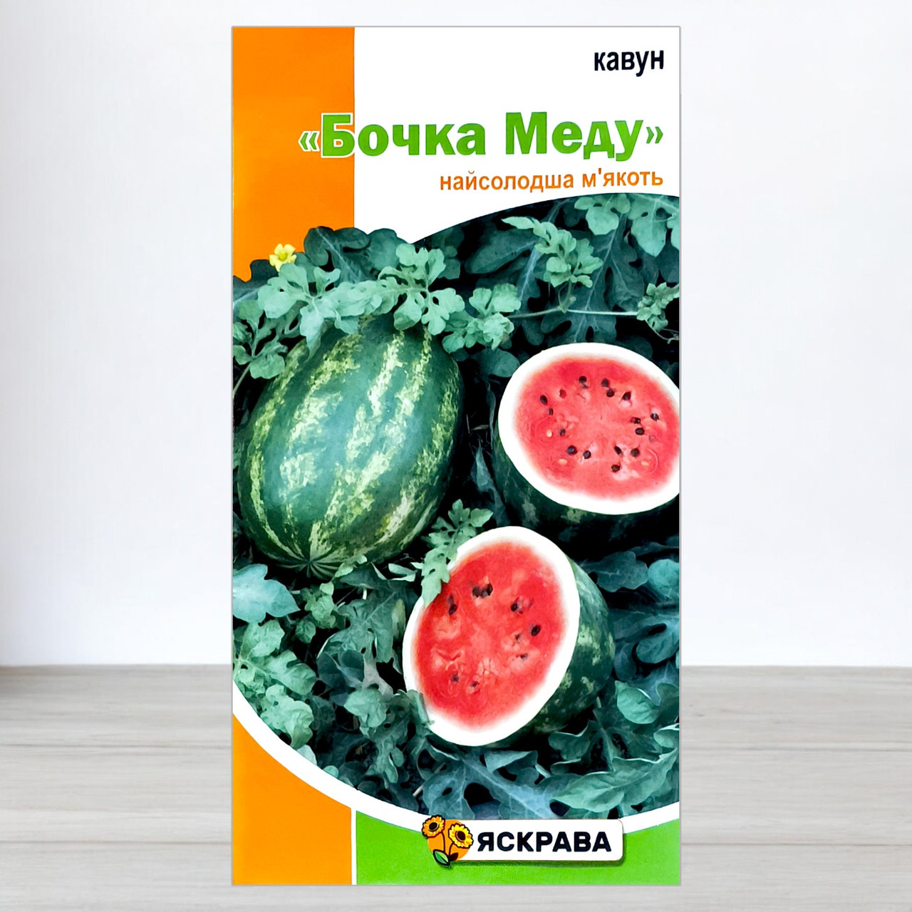 Насіння кавуна Бочка Меду, Яскрава, 1,5г (Насіння кавуна), фото 1