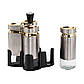 Набір для спецій на підставці 4 баночки хром НР-1324, фото 2