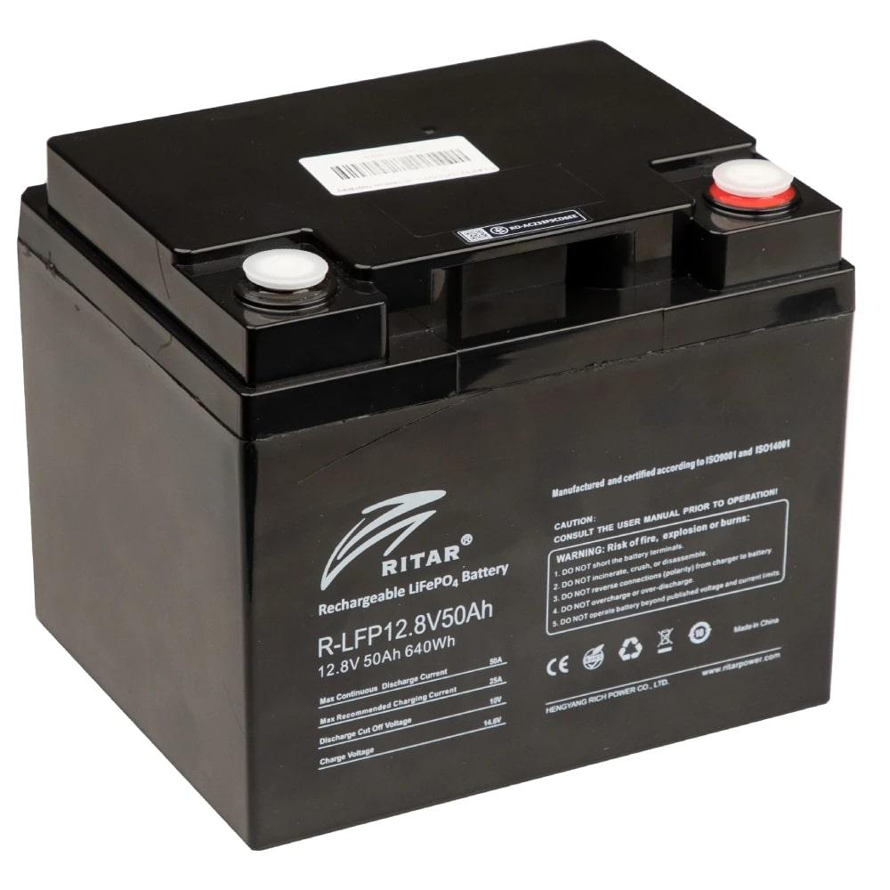 Акумуляторна батарея Ritar 12.8V 50AH (R-LFP12.8V50AH), фото 1
