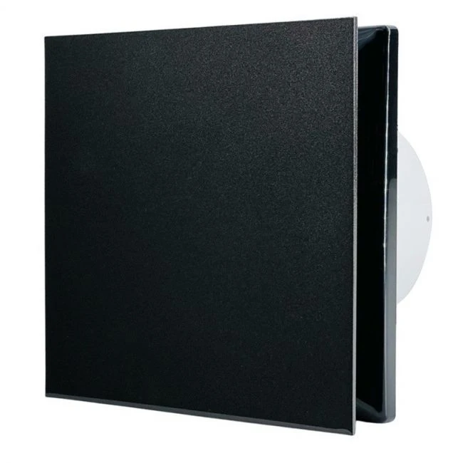 Вентилятор осьовий Вентс 100 Солід Л на підшипнику чорний сапфір