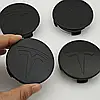 Ковпачки на колісні диски Tesla 56 мм матові чорні (4 шт) TW-56, фото 3