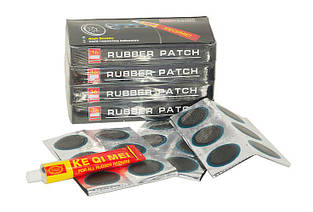 Латки для камер ремонтні Keqimei, клейові 36 шт. (він) + клей