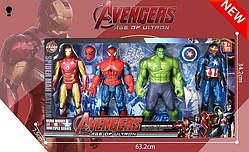 Фігурки Marvel Марвел Людина Павук, Халк, Залізна людина, Капітан Америка, Ігрові фігурки marvel, Фігурка марвел