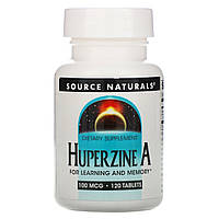 Гуперзин А 100мкг, Source Naturals, 120 таблеток