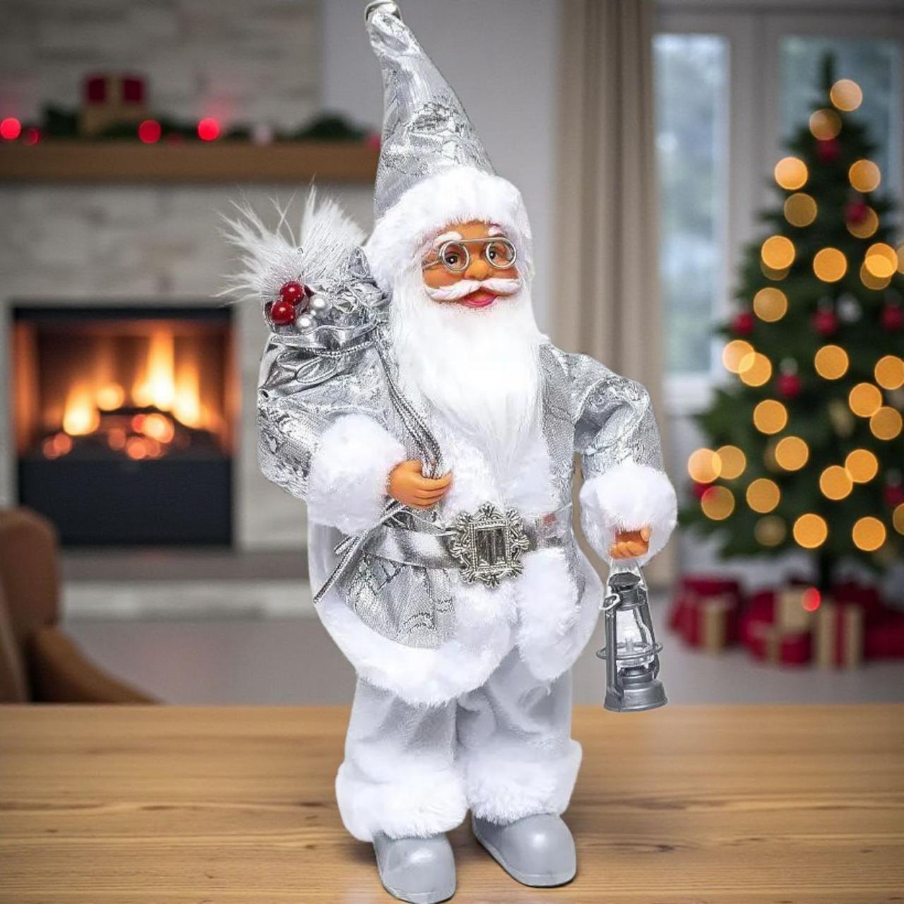 Новорічна іграшка Санта з подарунками, фото 1
