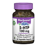 5-HTP (Гідрокситриптофан), 100 мг, Bluebonnet Nutrition, 60 капсул