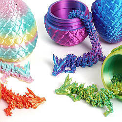 Іграшка рухома 3D "Дракон в яйці" 64 грам 10*7см