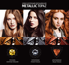 Новые оттенки 2014 года коллекции окрашивания Matrix Metallic Topaz