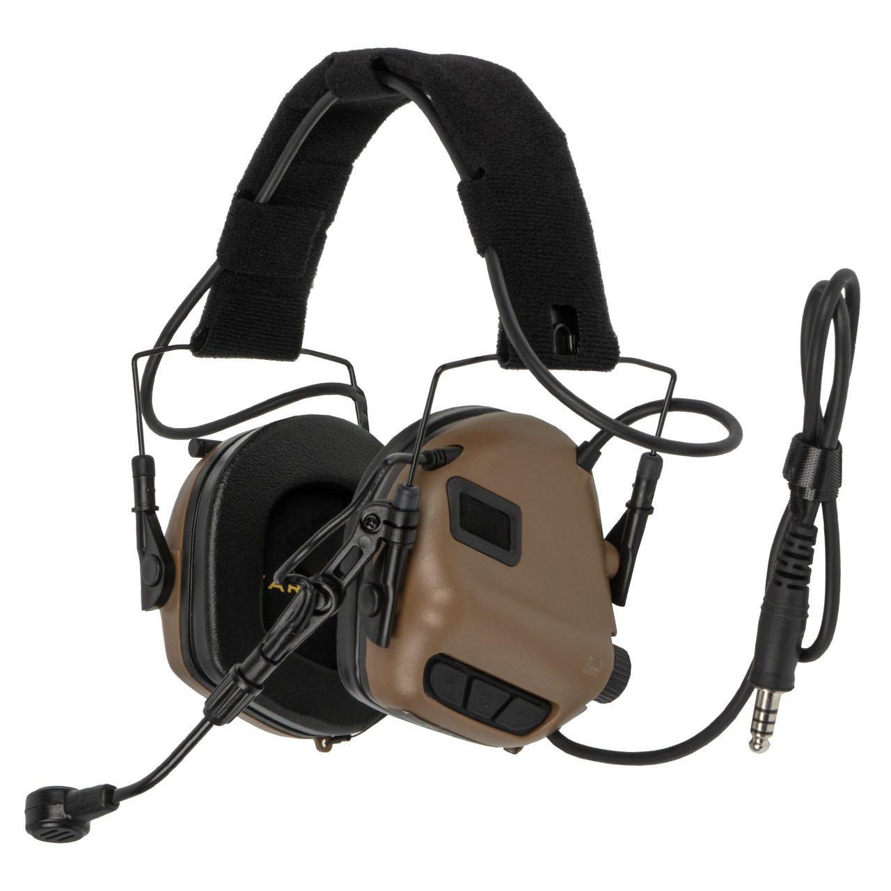 Активна гарнітура Earmor M32 Mark 3 MilPro, Coyote Brown, З наголів'єм, 22, Single PR1