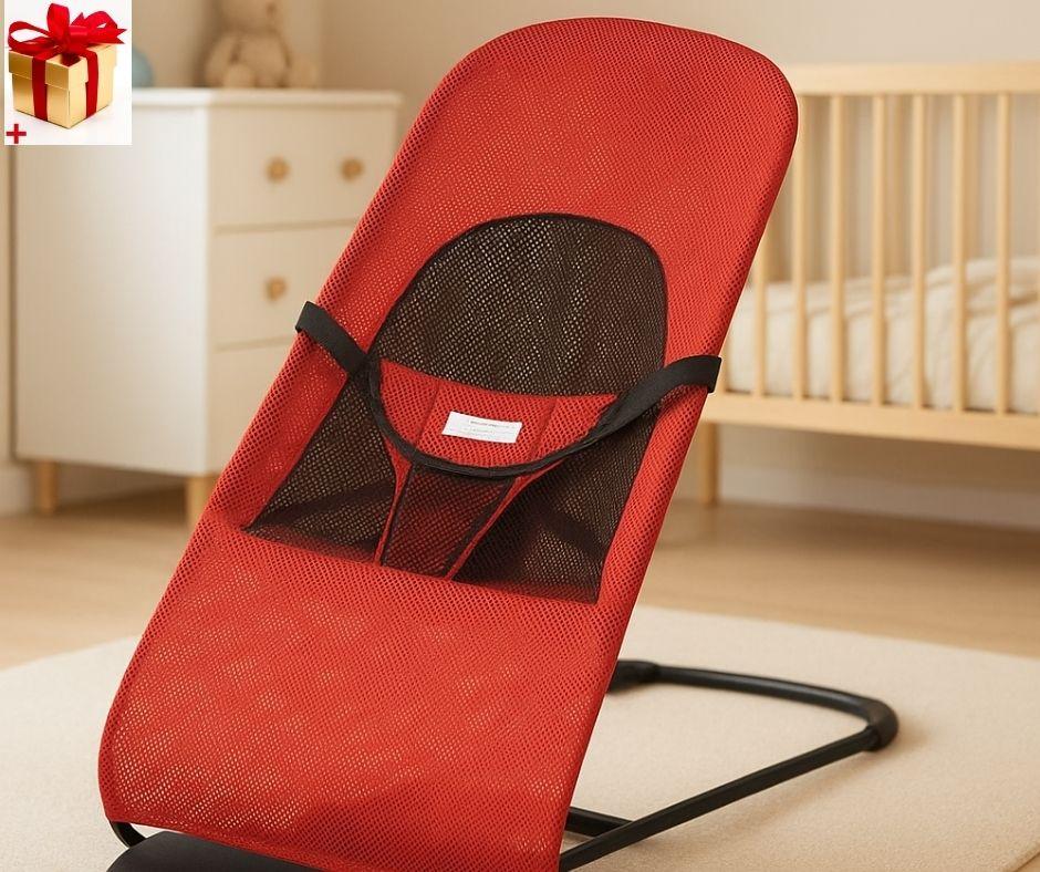Дитячий шезлонг гойдалка до 11 кг Крісло-гойдалка від 6 до 12 місяців колисковий центр дитяча гойдалка, фото 1