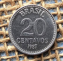 20 сентаво 1987 року. Бразилiя