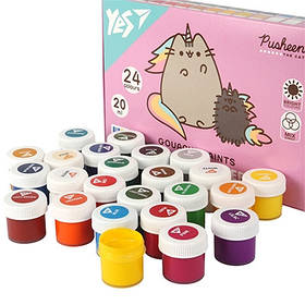 Гуаш 24кол. 20мл Yes Pusheen 230404, 0942