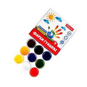 Гуаш 9кол 20мл 1Вересня Classic 230396