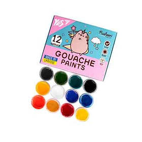 Гуаш 12кол 20мл Yes Pusheen 230402