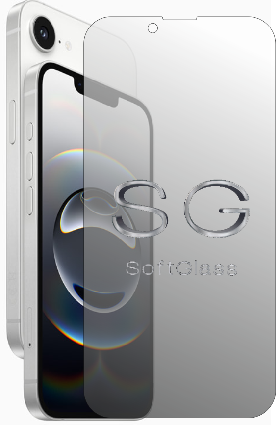 Плівка для Apple iPhone 16e на екран зносостійка поліуретанова SoftGlass, фото 1