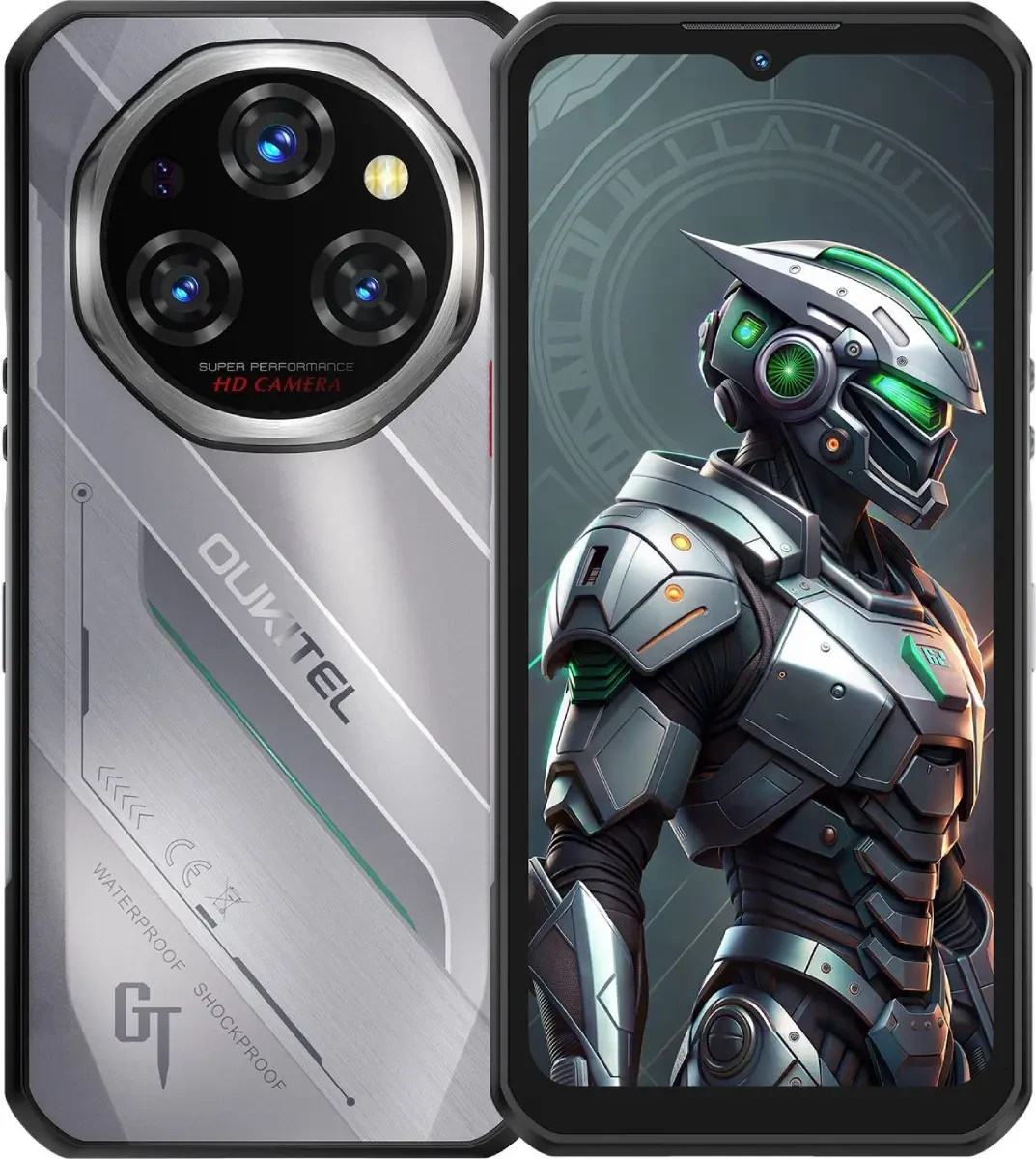 Смартфон Oukitel WP62 8/256Gb Silver Global version, фото 1