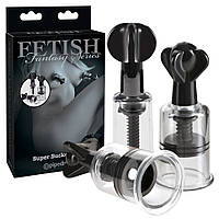 Потужні вакуумні присоски для сосків та клітора Fetish Fantasy Series Super Suckers Trio