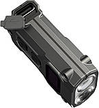 Міні ліхтар на ключі Nitecore TINI3 MCT з OLED і Type-C (600LM, 330mAh, USB-C, IP54, ATR, 85 годин, 90 метрів), Orange, фото 10