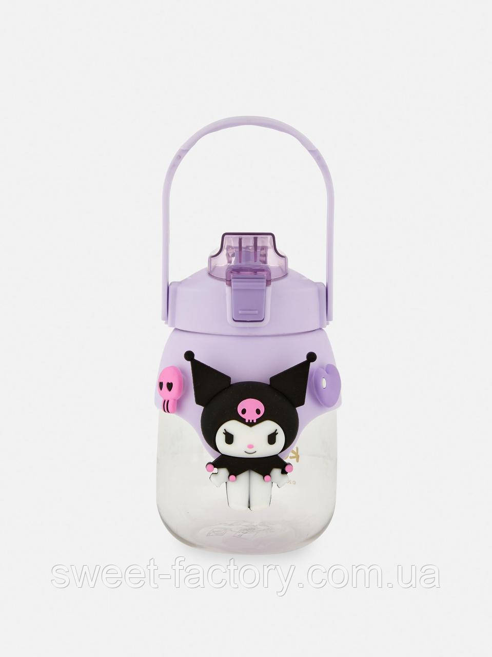 Пляшка для води Water Bottle Kuromi 800ml, фото 1