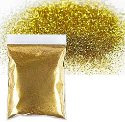 Глітер для декору паковання 1 кг колір золото