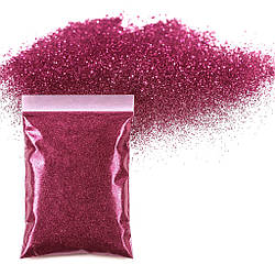 Глітер для декору паковання 1 кг колір фуксія