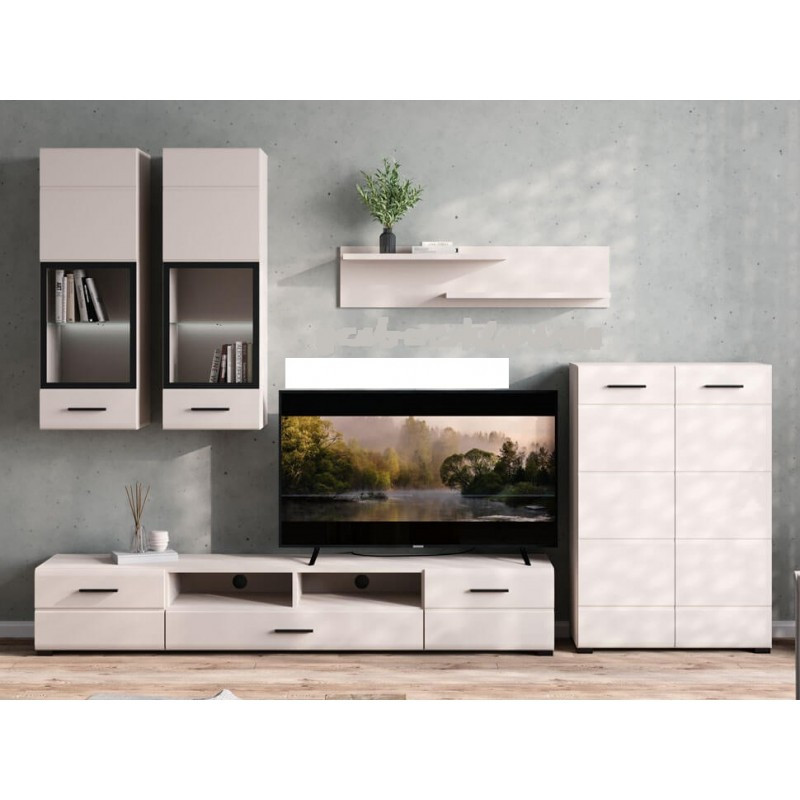 Вітальня (стінка) Арктика з ДСП/МДФ кашемір Gerbor, фото 1