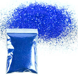 Гліттер для декору упаковка 50 грам колір синій