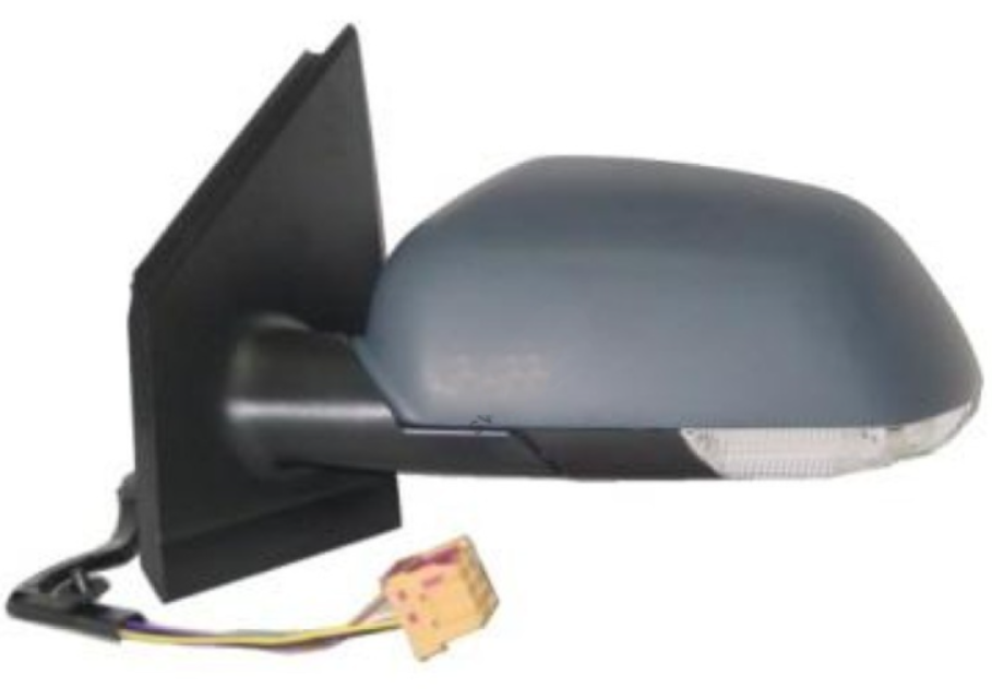 Дзеркало бокове (у зборі) Volkswagen Polo 4 05-09 Fps ліве вказ.пов. -підсв., фото 1