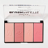 TECHNIC рум'яна для обличчя Warm Edit Blush Palette 20 г, фото 2